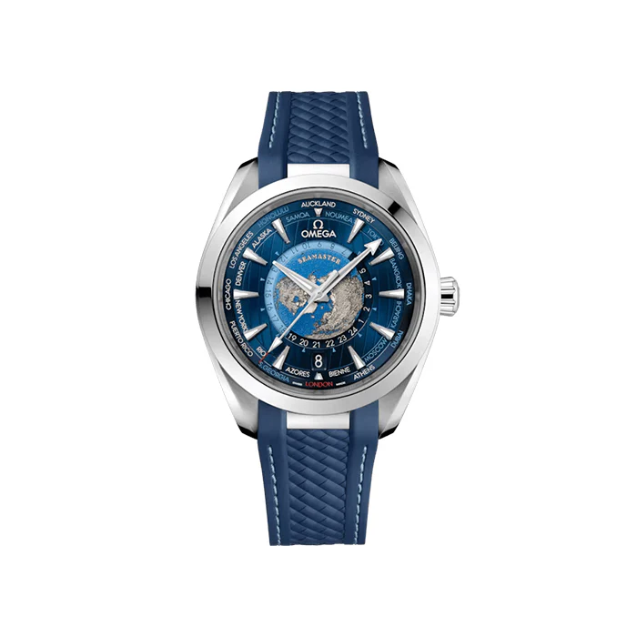 AQUATERRA 150M WORLD TIMER GMT 43MM