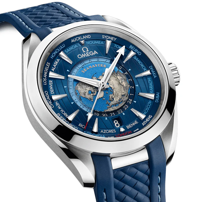 AQUATERRA 150M WORLD TIMER GMT 43MM - Image 3