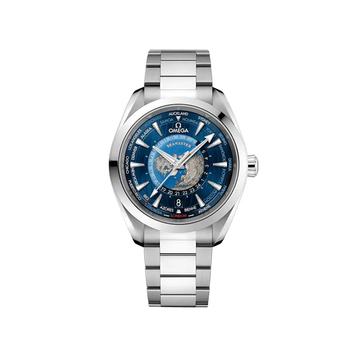 AQUATERRA 150M WORLD TIMER GMT 43MM